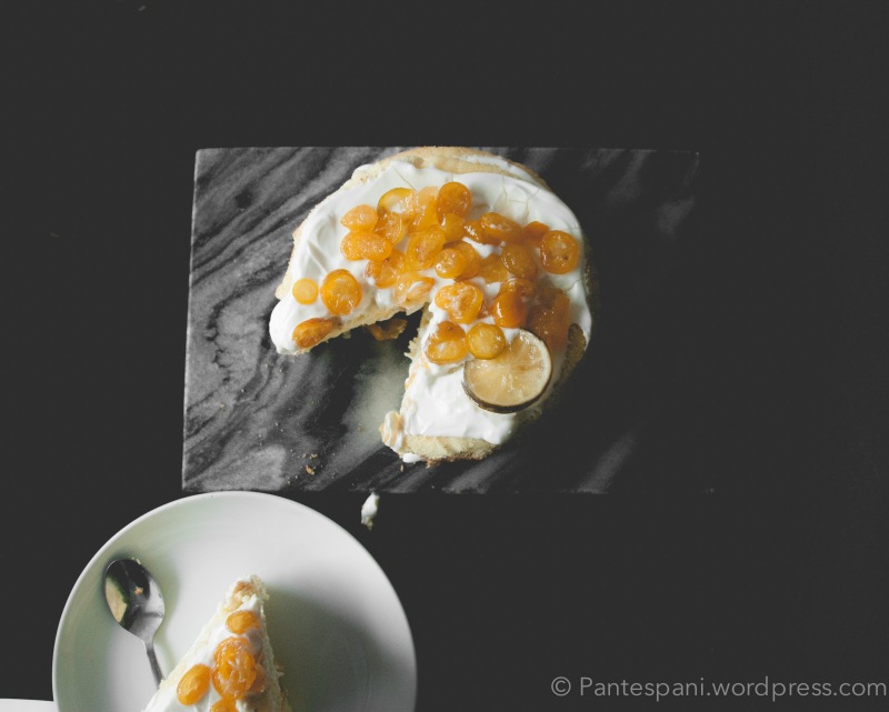 Kumquat yoghurt cake from above